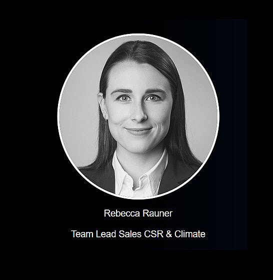 Rebecca Rauner, Team Lead Sales CSR & Climate